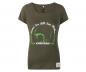 Preview: Kawasaki Helmet Damen T-Shirt olivgrün