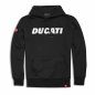 Preview: Ducati Logo Sweatshirt mit Kapuze Hoodie schwarz