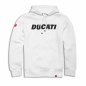 Preview: Ducati Logo Sweatshirt mit Kapuze Hoodie weiß