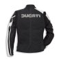 Preview: Ducati 77 Damen Lederjacke schwarz/weiß