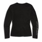 Preview: Ducati Logo Damen Longsleeve langärmeliges T-Shirt schwarz