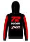 Preview: Ducati Sweatshirt mit Kapuze Dual Bez 72