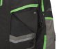 Preview: Kawasaki Trier Textiljacke schwarz/grau/grün