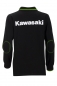 Preview: Kawasaki Sports Kinder Polo langarm schwarz