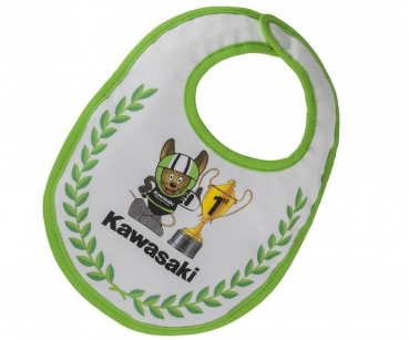 Kawasaki Lätzchen weiß/grün
