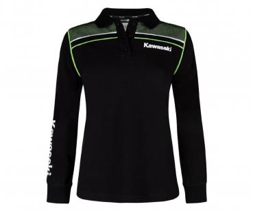 Kawasaki Sports Damen Polo langärmelig schwarz