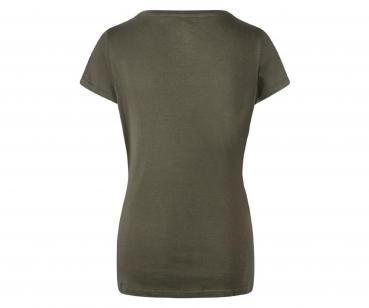 Kawasaki Helmet Damen T-Shirt olivgrün