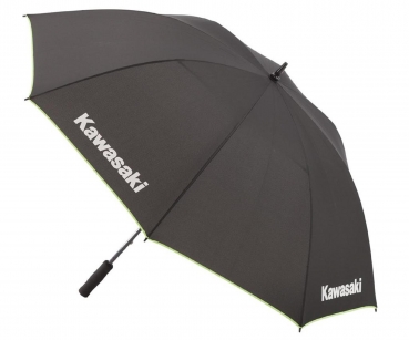 Kawasaki Regenschirm groß schwarz