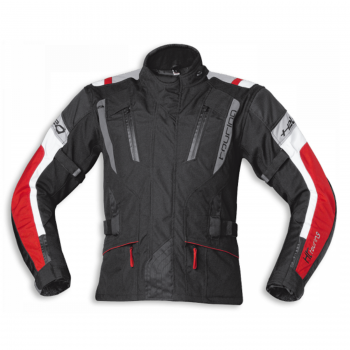 Held Motorradjacke Textil 4 Touring schwarz/rot