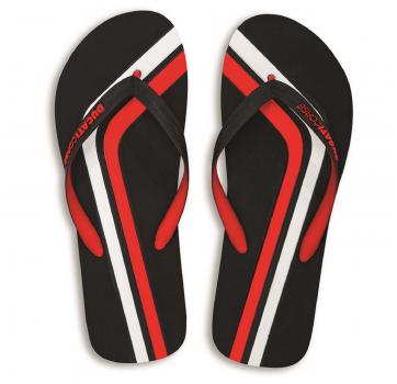 Ducati Corse Flip Flops schwarz/rot