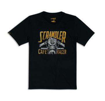 Ducati Scrambler T-Shirt The Racer schwarz