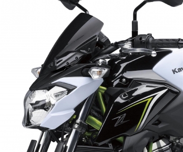 Kawasaki Z 650 getöntes Windschild schwarz