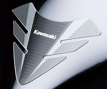 Kawasaki Tankpad schwarz/grau