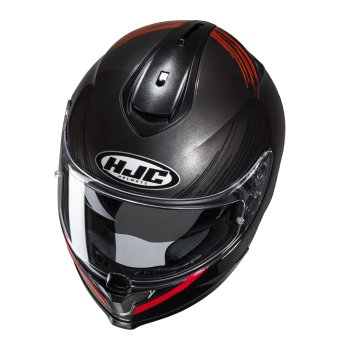 HJC C70N Sway Helm schwarz/rot