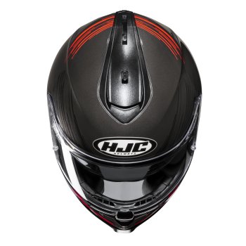 HJC C70N Sway Helm schwarz/rot