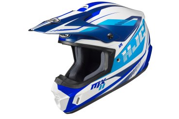 HJC CS-MX II Drift Motocross Helm blau/weiß