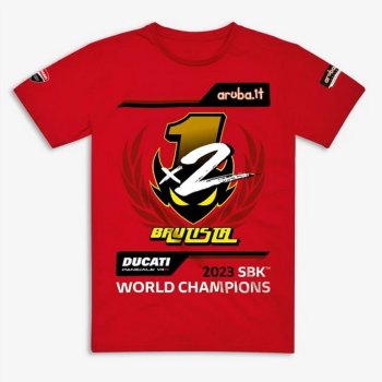 Ducati Corse T-Shirt WSBK Champion Alvaro Bautista