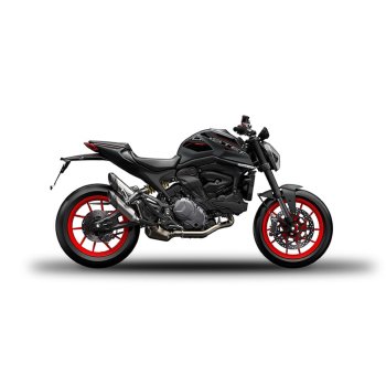 Ducati Aufkleber mit Monster-Logo schwarz