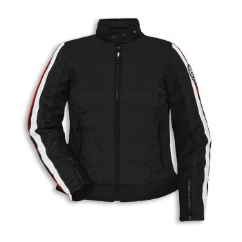 Ducati Breeze Damen Stoffjacke schwarz