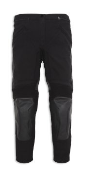 Ducati Dainese Company 2 Damen Hosen aus Stoff und Leder schwarz