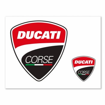 Ducati Corse Aufkleber 2 Stück