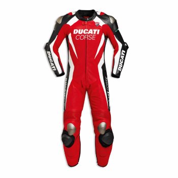 Ducati Corse K3 einteiliger Lederkombi Racing