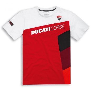 Ducati Corse Sport T-Shirt weiß