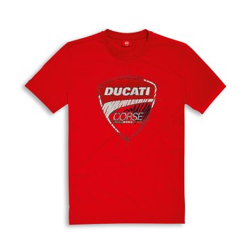 Ducati Corse Sketch Herren T-Shirt rot