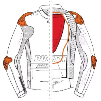 Ducati Replica MotoGp 23 Lederjacke