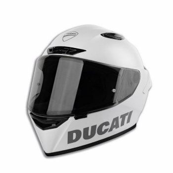 Ducati Logo White Integralhelm