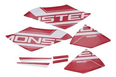 Ducati Monster Aufkleber-Set Rot
