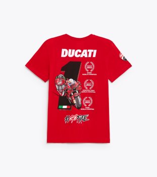 Ducati Corse T-Shirt MotoGP World Champion Pecco Bagnaia