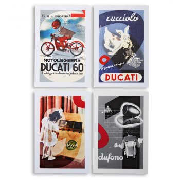 Ducati Museum Set Postkarten (4 Stück)