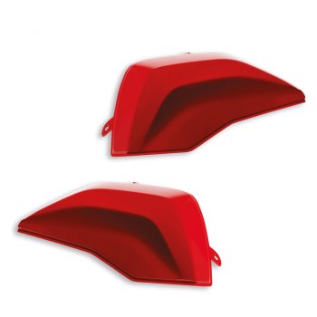 Ducati Satz Covers für Seitenkoffer rot