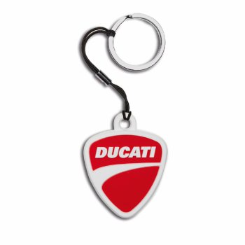Ducati Shield Gummi Schlüsselanhänger