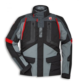 Ducati Strada C4 Stoffjacke Textiljacke GORE-TEX® grau/schwarz