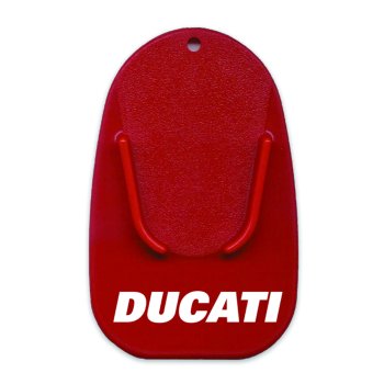 Ducati Abstellplatte für den Seitenständer rot