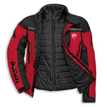 Ducati Tour C4 Stoffjacke rot