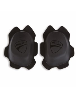 Ducati V2 Slider Schwarz – Paar Knie-Slider für Hose