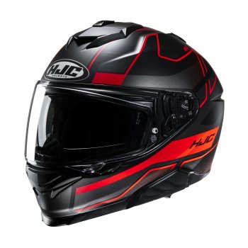 HJC i71 IORIX Helm schwarz/rot