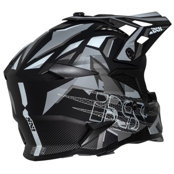 IXS Motocross Helm 363 2.0 schwarz-matt-weiss