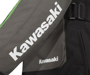 Kawasaki Damen Textiljacke Trier schwarz/grau