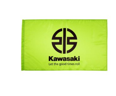 Kawasaki Fan Flagge grün