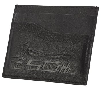 Kawasaki Z-50th Kreditkarten-Etui schwarz