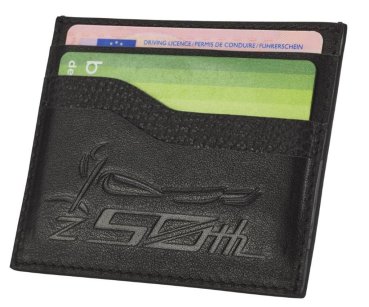 Kawasaki Z-50th Kreditkarten-Etui schwarz