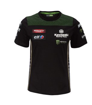 Kawasaki SBK 2020 Damen T-Shirt Schwarz – Superbike Replica Shirt 3XL