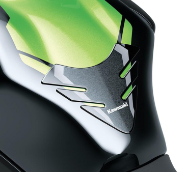 Kawasaki Tankpad Gelharz Schwarz für Versys 650