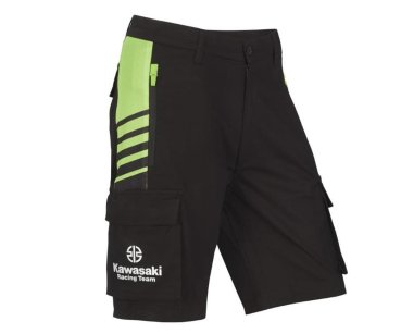 Kawasaki WSBK 2022 kurze Hose Bermuda schwarz