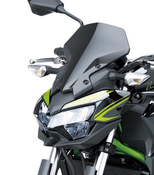 Kawasaki Windschild Z650 rauchgrau