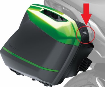 Kawasaki Schließzylinder/Schloßsatz für Seitenkoffer